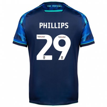 Kandiny Mujer Camiseta D'margio Wright-Phillips #29 Armada 2ª Equipación 2023/24 La Camisa Chile