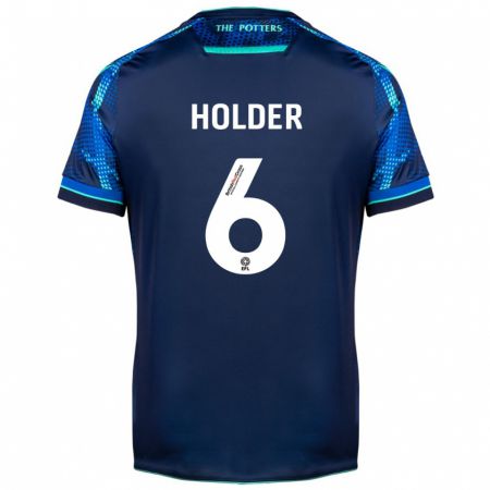 Kandiny Mujer Camiseta Molly Holder #6 Armada 2ª Equipación 2023/24 La Camisa Chile