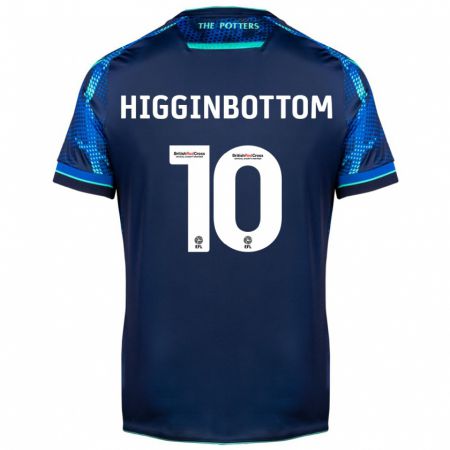 Kandiny Mujer Camiseta Alice Higginbottom #10 Armada 2ª Equipación 2023/24 La Camisa Chile