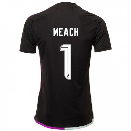 Kandiny Mujer Camiseta Aaliyah-Jay Meach #1 Negro 2ª Equipación 2023/24 La Camisa Chile