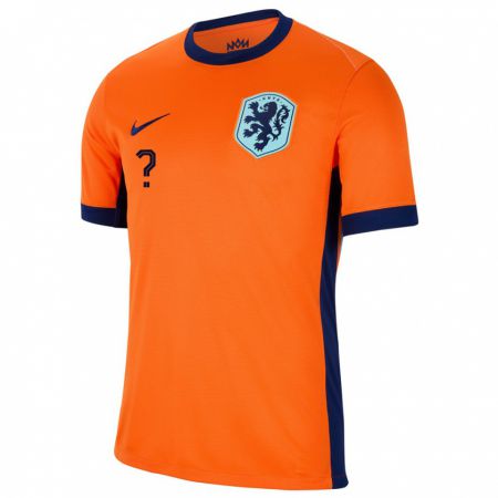 Kandiny Niño Camiseta Países Bajos Su Nombre #0 Naranja 1ª Equipación 24-26 La Camisa Chile