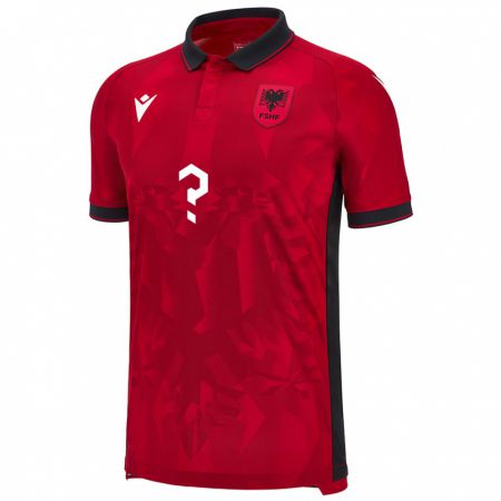 Kandiny Niño Camiseta Albania Aurel Marku #0 Rojo 1ª Equipación 24-26 La Camisa Chile