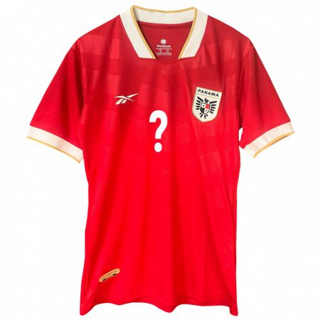 Kandiny Niño Camiseta Panamá Sean Deane #0 Rojo 1ª Equipación 24-26 La Camisa Chile