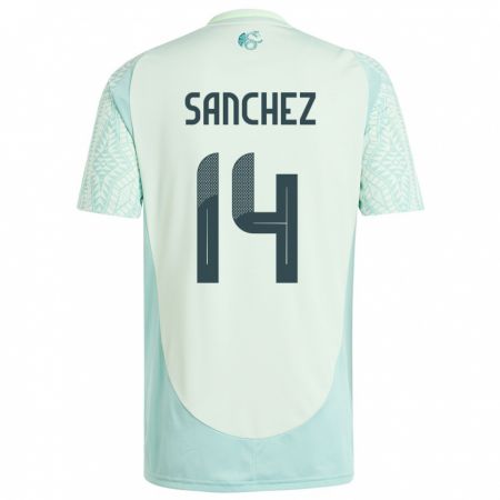 Kandiny Niño Camiseta México Erick Sanchez #14 Lino Verde 2ª Equipación 24-26 La Camisa Chile