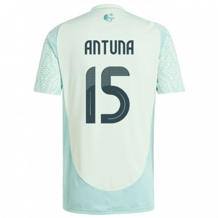 Kandiny Niño Camiseta México Uriel Antuna #15 Lino Verde 2ª Equipación 24-26 La Camisa Chile