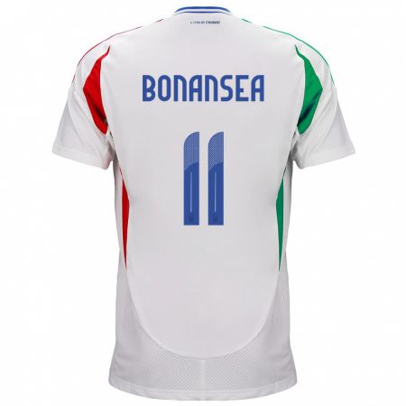 Kandiny Niño Camiseta Italia Barbara Bonansea #11 Blanco 2ª Equipación 24-26 La Camisa Chile