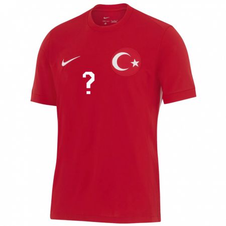 Kandiny Niño Camiseta Turquía Arda Bahadir #0 Rojo 2ª Equipación 24-26 La Camisa Chile