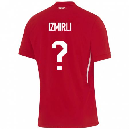 Kandiny Niño Camiseta Turquía Ege İzmirli #0 Rojo 2ª Equipación 24-26 La Camisa Chile