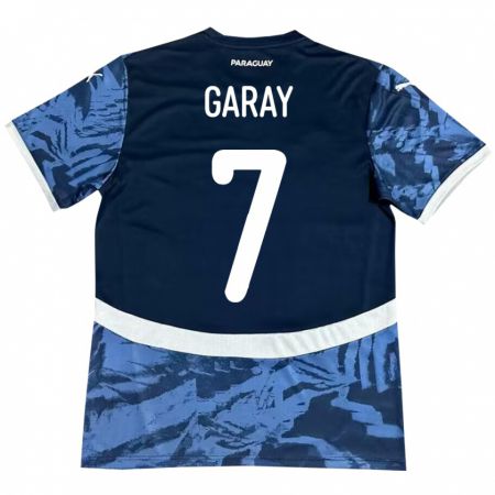 Kandiny Niño Camiseta Paraguay Griselda Garay #7 Azul 2ª Equipación 24-26 La Camisa Chile