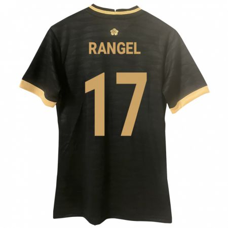Kandiny Niño Camiseta Panamá Kenia Rangel #17 Negro 2ª Equipación 24-26 La Camisa Chile