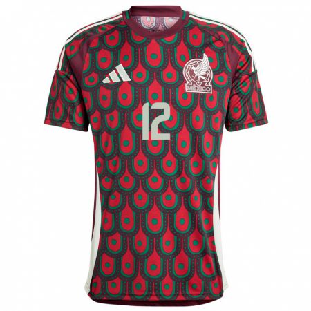 Kandiny Hombre Camiseta México Rodolfo Cota #12 Granate 1ª Equipación 24-26 La Camisa Chile