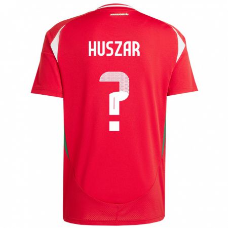 Kandiny Hombre Camiseta Hungría Marcell Huszár #0 Rojo 1ª Equipación 24-26 La Camisa Chile