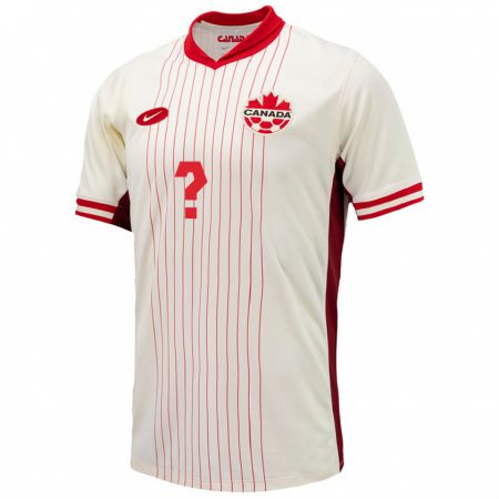 Kandiny Hombre Camiseta Canadá Alexander Sarakinis #0 Blanco 2ª Equipación 24-26 La Camisa Chile