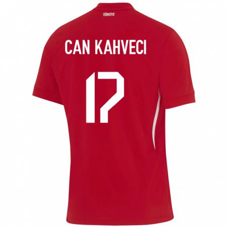 Kandiny Hombre Camiseta Turquía İrfan Can Kahveci #17 Rojo 2ª Equipación 24-26 La Camisa Chile