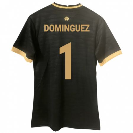 Kandiny Mujer Camiseta Panamá Valeska Domínguez #1 Negro 2ª Equipación 24-26 La Camisa Chile