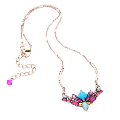 Kandiny - Ruby fashion hipster short Necklace 00970