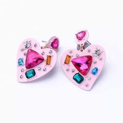 Kandiny - Personality girl pink series Earrings 00628