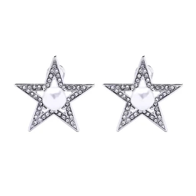 Kandiny - Diamond five-pointed star Earrings 00702