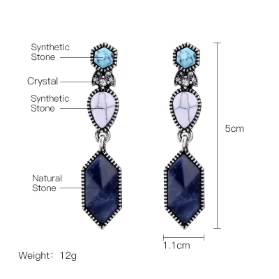 Kandiny - Personality geometric irregular star Earrings 00725