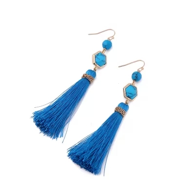 Kandiny - Long personality tassel Earrings 00746