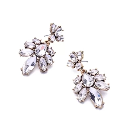 Kandiny - Diamond geometric Earrings banquet Earrings 00868