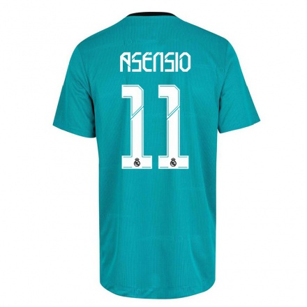 Síguenos célula Aniquilar Niño Fútbol Camiseta Marco Asensio #11 Verde Claro 3ª Equipación 2021/22 La  Camisa Chile