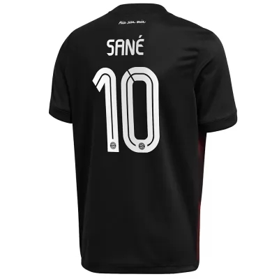 Niño Fútbol Camiseta Leroy Sane #10 3ª Equipación Negra 2020/21 La Camisa Chile