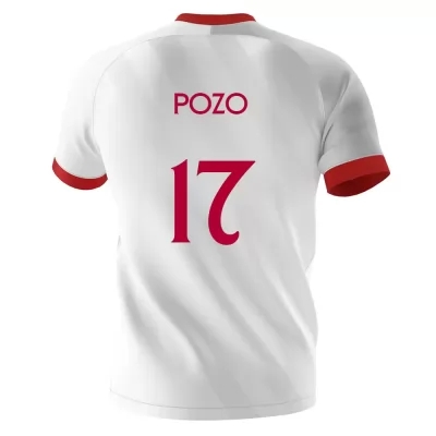 Hombre Fútbol Camiseta Alejandro Pozo #17 1ª Equipación Blanco 2020/21 La Camisa Chile