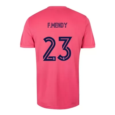 Hombre Fútbol Camiseta Ferland Mendy #23 2ª Equipación Rosado 2020/21 La Camisa Chile