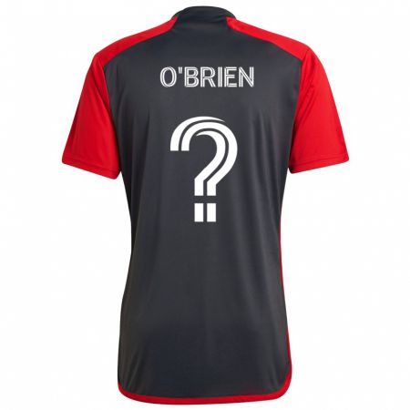 Kandiny Niño Camiseta Alexander O'brien #0 Rojo Grayn 1ª Equipación 2024/25 La Camisa Chile