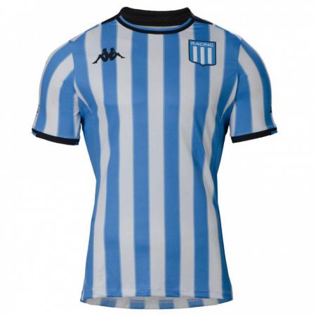 Kandiny Niño Camiseta Santiago Quirós #35 Azul Blanco Negro 1ª Equipación 2024/25 La Camisa Chile