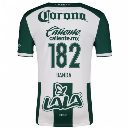 Kandiny Niño Camiseta Iker Banda #182 Verde Blanco 1ª Equipación 2024/25 La Camisa Chile