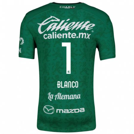 Kandiny Niño Camiseta Alfonso Blanco #1 Verde Blanco 1ª Equipación 2024/25 La Camisa Chile