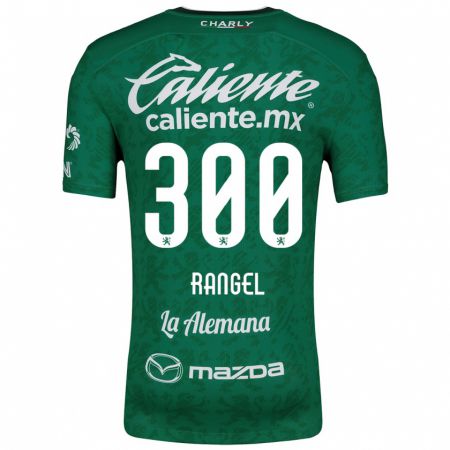 Kandiny Niño Camiseta Luis Rangel #300 Verde Blanco 1ª Equipación 2024/25 La Camisa Chile