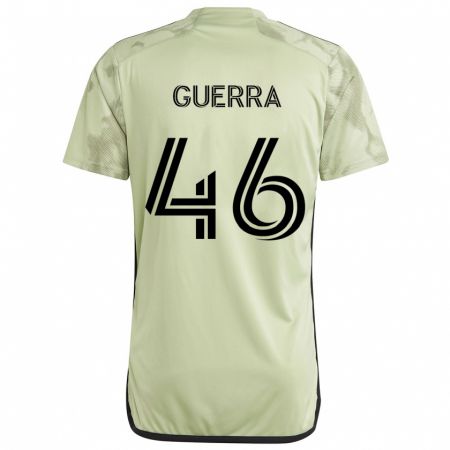 Kandiny Niño Camiseta Decarlo Guerra #46 Verde Claro 2ª Equipación 2024/25 La Camisa Chile