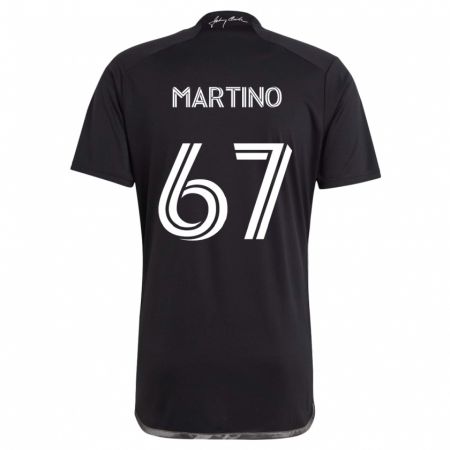 Kandiny Niño Camiseta Ben Martino #67 Negro 2ª Equipación 2024/25 La Camisa Chile