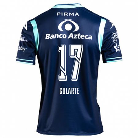 Kandiny Niño Camiseta Emanuel Gularte #17 Azul Marino 2ª Equipación 2024/25 La Camisa Chile