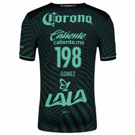 Kandiny Niño Camiseta Isaác Gómez #198 Verde Negro 2ª Equipación 2024/25 La Camisa Chile