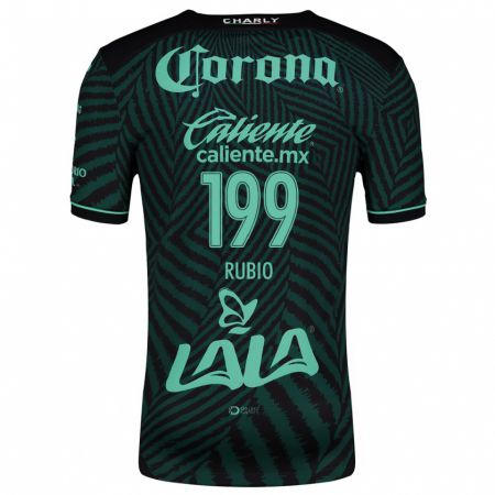 Kandiny Niño Camiseta Ronaldo Rubio #199 Verde Negro 2ª Equipación 2024/25 La Camisa Chile