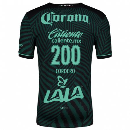 Kandiny Niño Camiseta Mario Cordero #200 Verde Negro 2ª Equipación 2024/25 La Camisa Chile