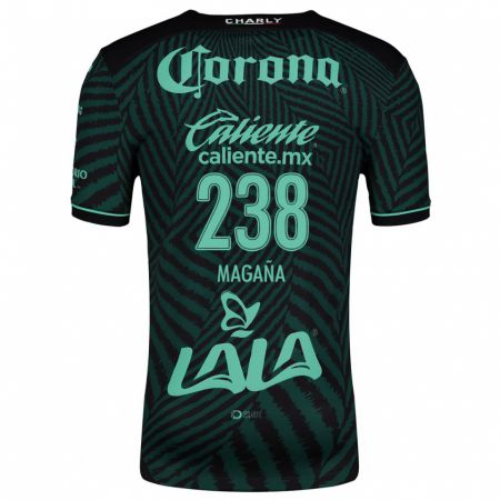 Kandiny Niño Camiseta Emilio Magaña #238 Verde Negro 2ª Equipación 2024/25 La Camisa Chile