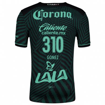 Kandiny Niño Camiseta Luis Gómez #310 Verde Negro 2ª Equipación 2024/25 La Camisa Chile