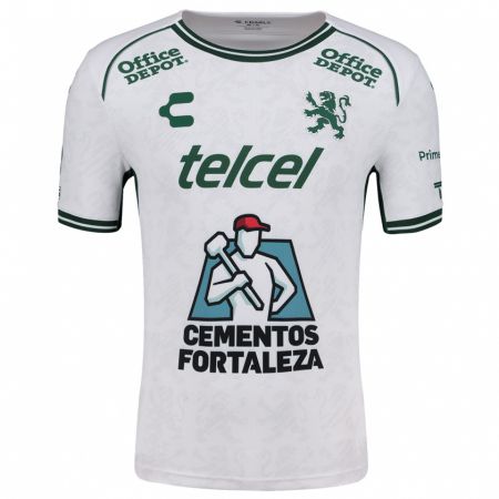 Kandiny Niño Camiseta Emilio Cárdenas #190 Blanco Verde 2ª Equipación 2024/25 La Camisa Chile