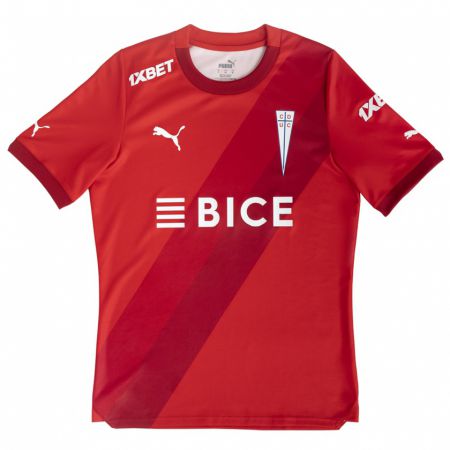 Kandiny Niño Camiseta Sergio Cabello #0 Rojo Blanco 2ª Equipación 2024/25 La Camisa Chile