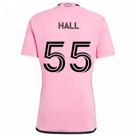 Kandiny Hombre Camiseta Tyler Hall #55 Rosa 1ª Equipación 2024/25 La Camisa Chile