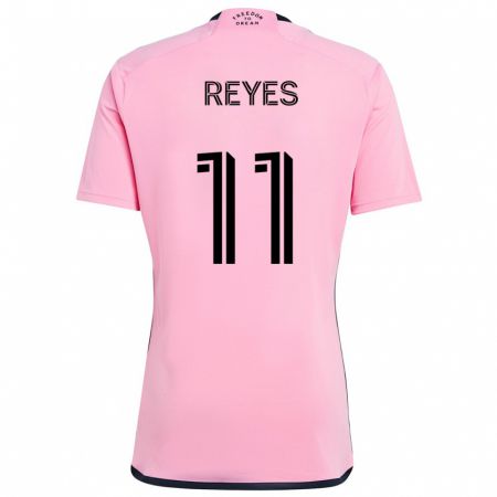 Kandiny Hombre Camiseta Dairon Reyes #11 Rosa 1ª Equipación 2024/25 La Camisa Chile