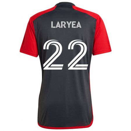 Kandiny Hombre Camiseta Richie Laryea #22 Rojo Grayn 1ª Equipación 2024/25 La Camisa Chile