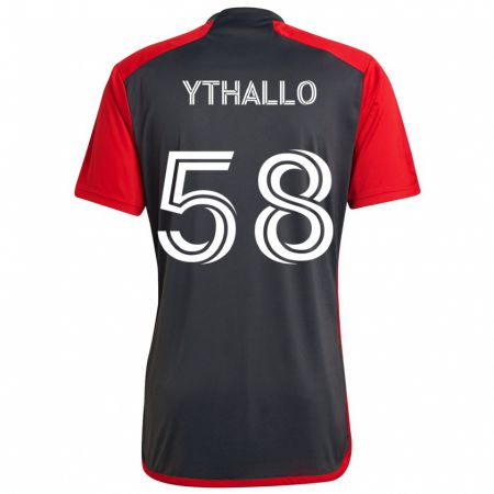 Kandiny Hombre Camiseta Ythallo #58 Rojo Grayn 1ª Equipación 2024/25 La Camisa Chile