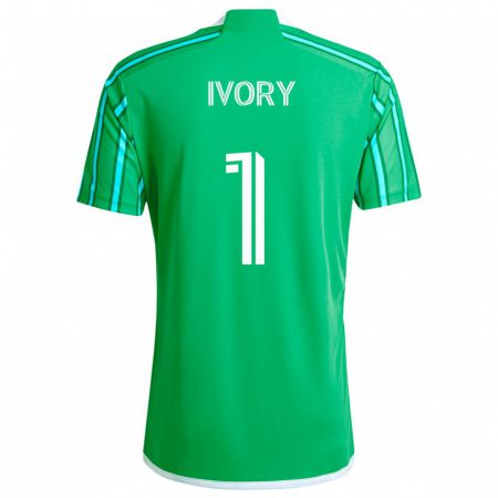 Kandiny Hombre Camiseta Laurel Ivory #1 Verde Blanco 1ª Equipación 2024/25 La Camisa Chile