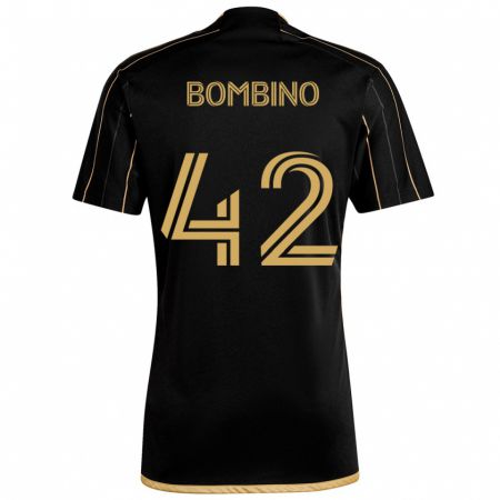 Kandiny Hombre Camiseta Luca Bombino #42 Oro Negro 1ª Equipación 2024/25 La Camisa Chile